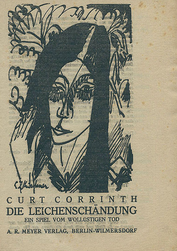 Ernst Ludwig Kirchner - Corrinth, Die Leichenschändung. 1920