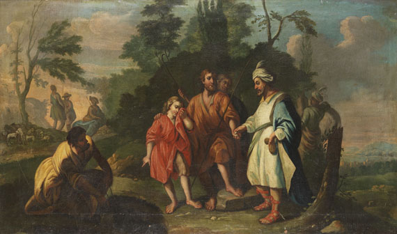 Flandern - 2 Gemälde: Joseph und seine Brüder. Vertreibung der Hagar - Weitere Abbildung