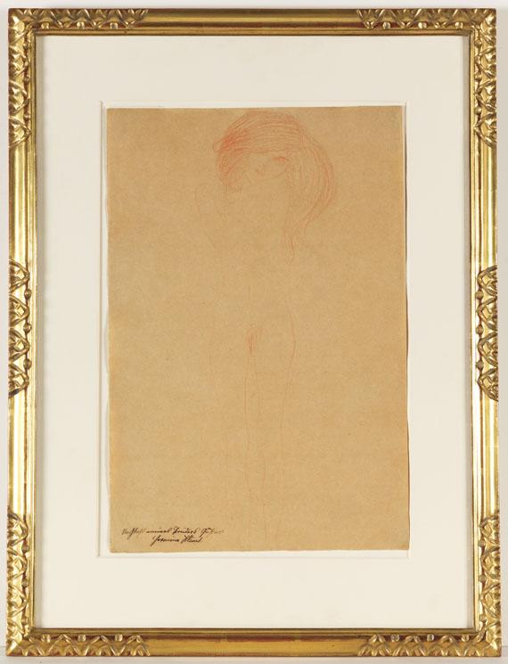 Gustav Klimt - Stehender weiblicher Akt - Weitere Abbildung
