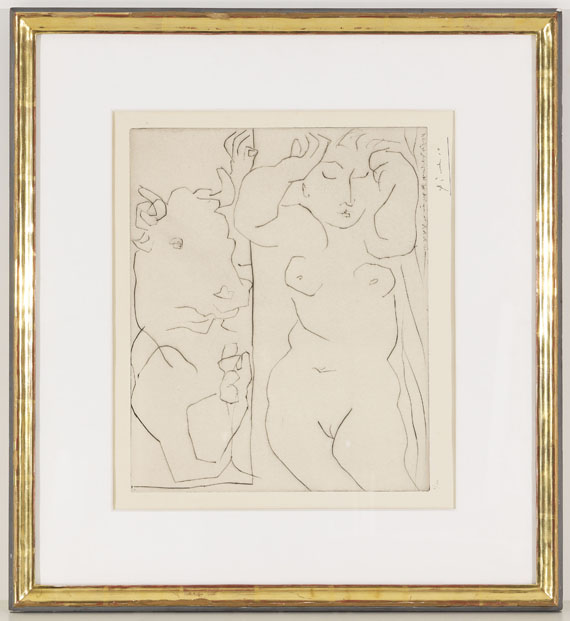 Pablo Picasso - Minotaure contemplant une dormeuse - Weitere Abbildung