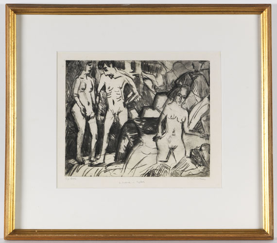 Ernst Ludwig Kirchner - Badende im Waldbach - Weitere Abbildung