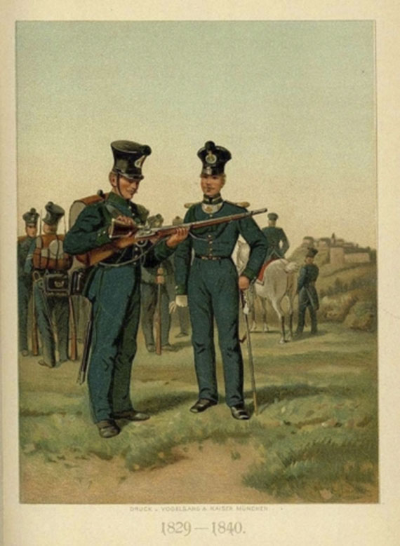 Felix Eder - Jäger-Bataillon. 1894.