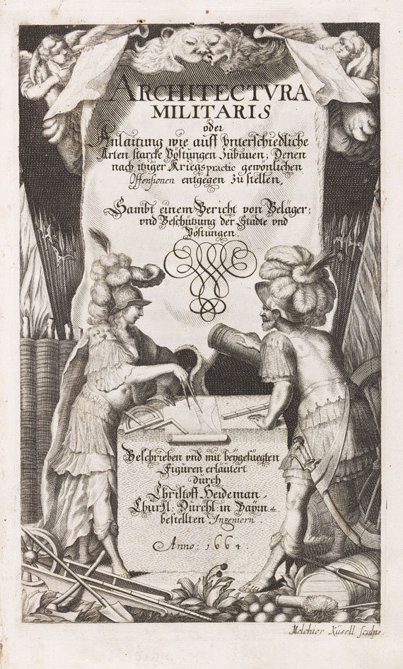 Christoff Heideman - Architectura Militaris. 1664. - Weitere Abbildung
