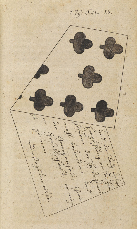 Kartenblatt - Das Kartenblatt. 1755