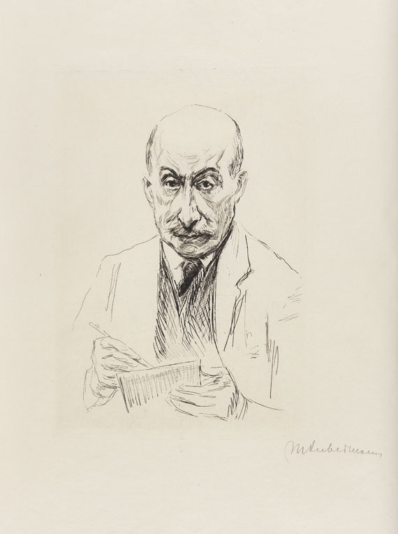 Max Liebermann - Elias, J., Handzeichnungen. 1922.