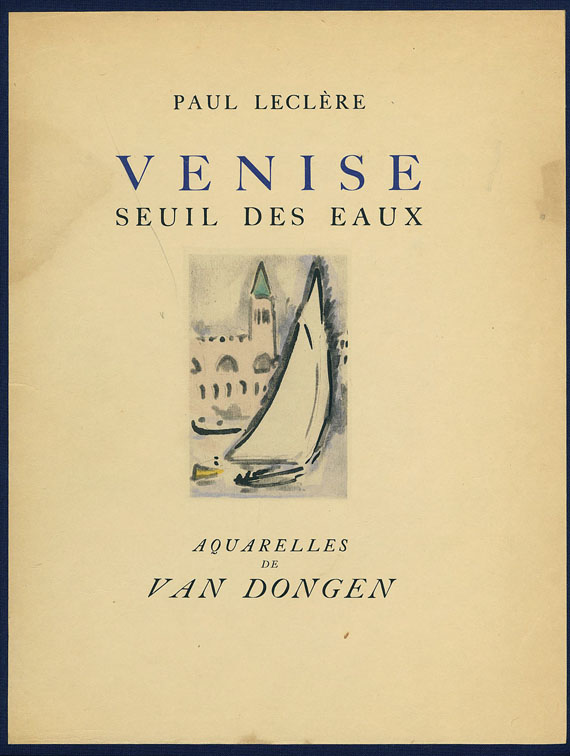 Van Dongen, K. - Leclère, P., Venise seuil des eaux. 1925.