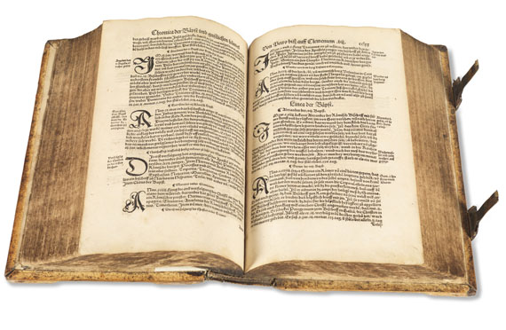 Sebastian Franck - Chronica, Zeytbuch und geschycht bibel. 1531 - Weitere Abbildung