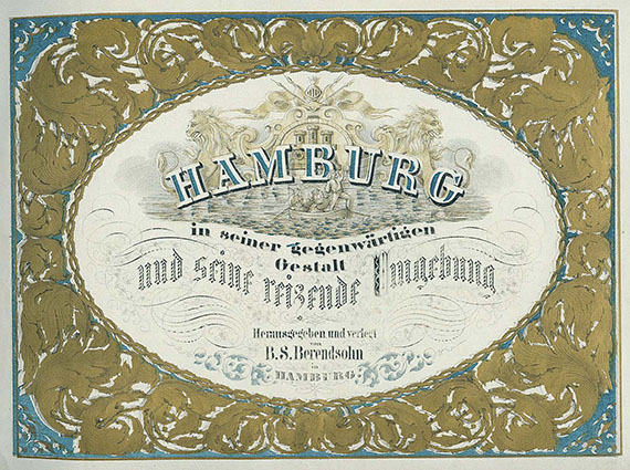   - Hamburg in seiner gegenwärtigen Gestalt. um 1854-55