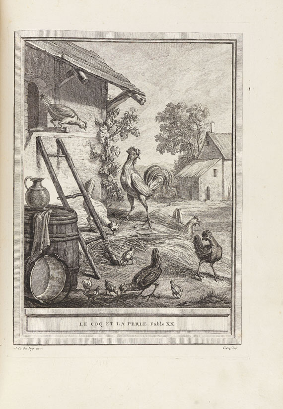 Jean de La Fontaine - Fables Choisies. 4 Bde. 1740