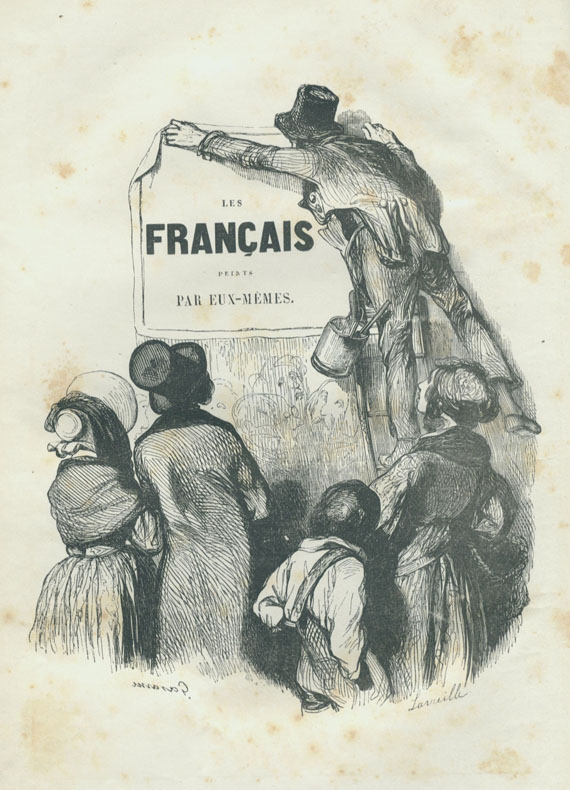 Les Français peints par eux-mêmes - Les Français peints par eux-mêmes. 9 Bde. 1841