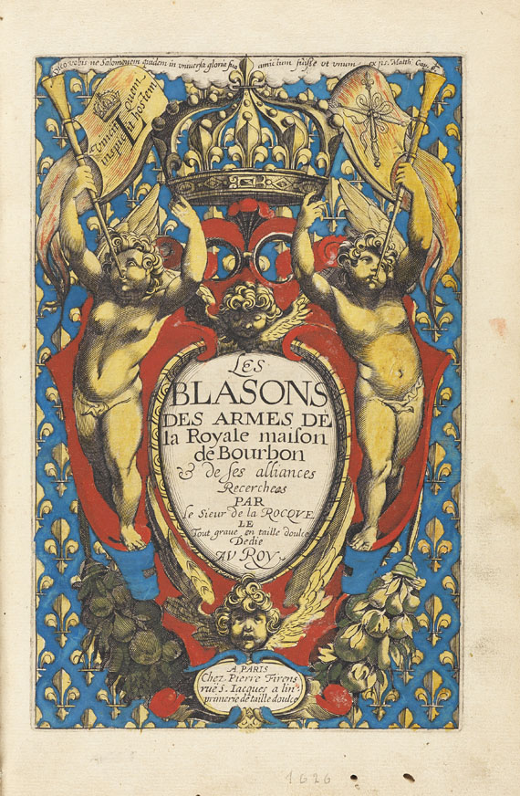 La Roque, G. A. de - Les Blasons des Armes de la Royale. 1626