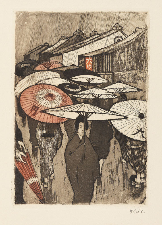 Emil Orlik - Aus Japan. 1901-03. - Weitere Abbildung