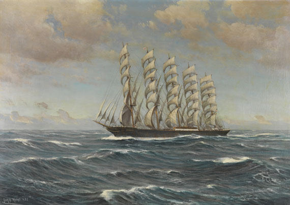 Johannes Holst - Fünfmast-Vollschiff "Preussen"