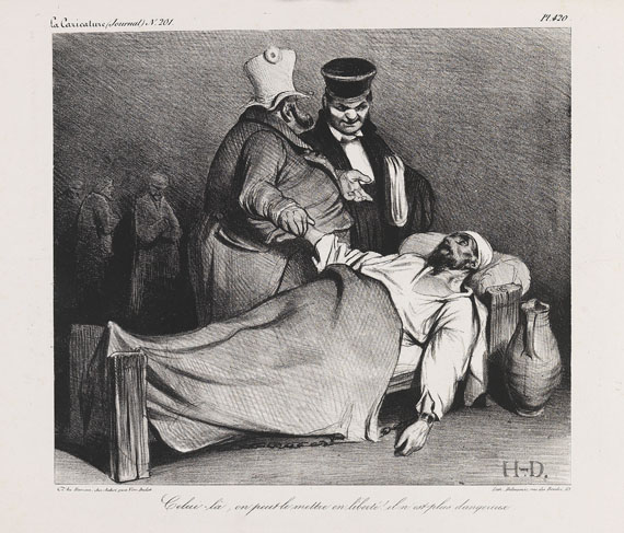 Honoré Daumier - Celui-là, on peut le mettre en liberté! Il n