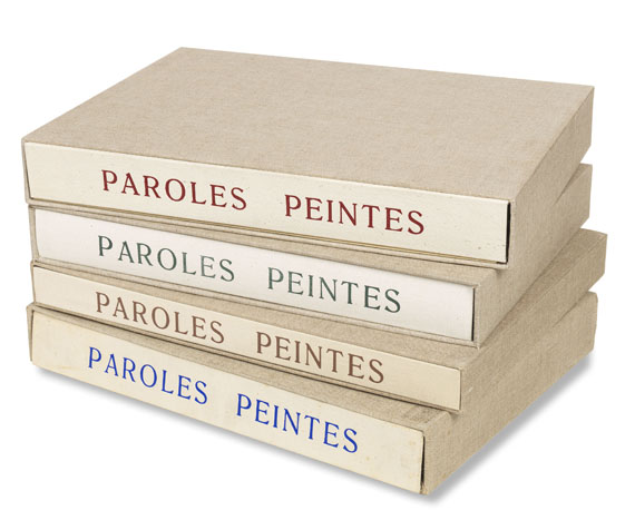 Paroles peintes - Paroles peintes. Bd. I-IV (inkl. Suite). 1962-70..