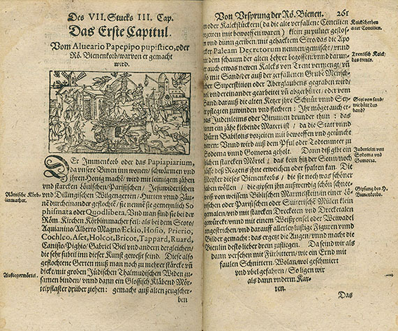 Johannes Fischart - Binenkorb Des Heil. Römischen Immenschwarms. 1588.