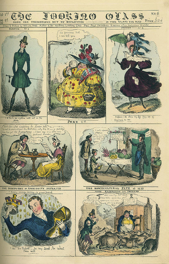   - The looking glass. 1830.