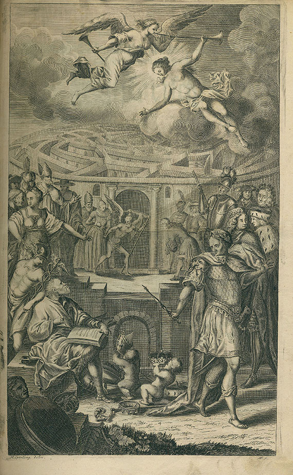 Heinrich Anshelms von Ziegler und Kliphausen - Historisches Labyrinth der Zeit. 1701.