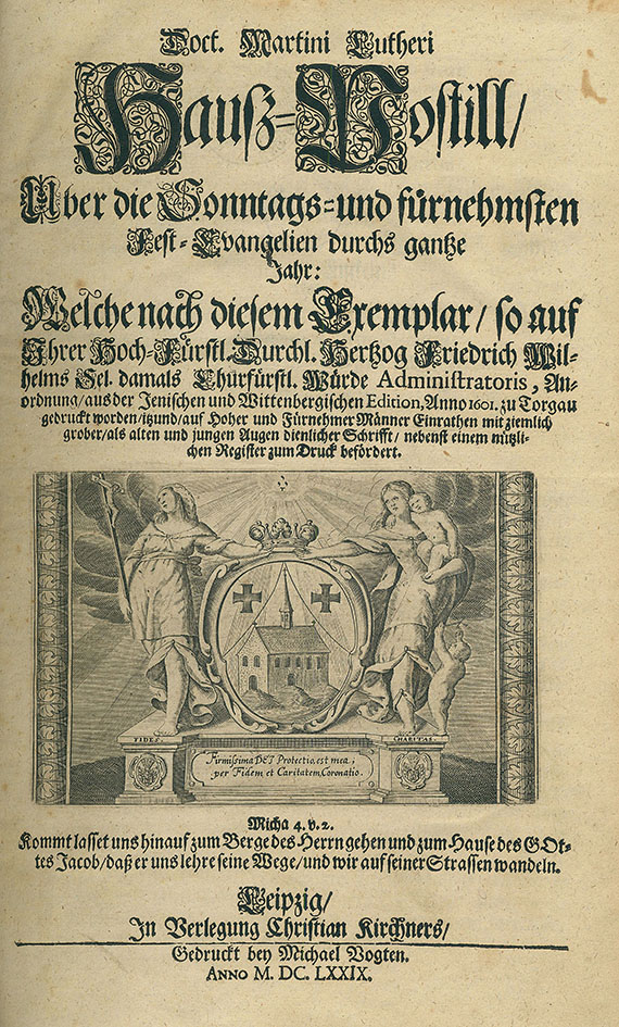 Martin Luther - Hauß-Postil. 1679.