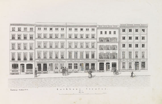  - Hamburgs Neubau. 1860 Dazu: Hamburg an der Woterkant
