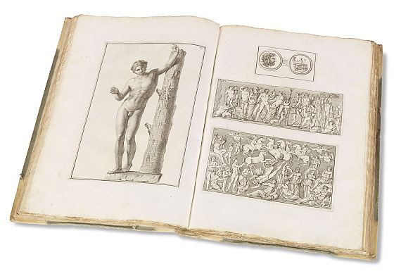 Johann Joachim Winckelmann - Monumenti antichi inediti. 2 Bde. + Suppl. (Raffei, Ricerche). Zus. 3 Bde. 1767-79.. - Weitere Abbildung
