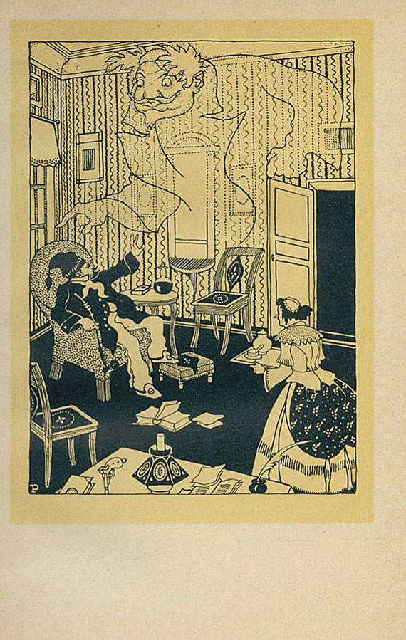 Bibliophile Ausgaben - 4 Werke französ. Literature: Maupassant, Baudelaire, Daudet. 1913-24