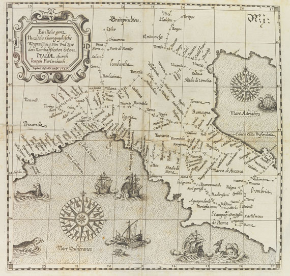 Joseph Furttenbach - Newes Itinerarium Italiae. 1627.