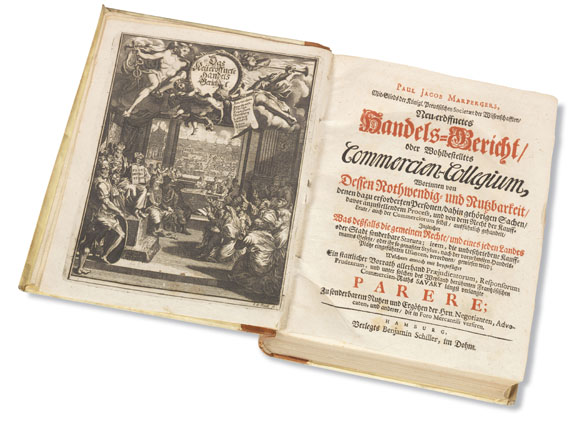 Paul Jacob Marperger - Handels-Bericht oder ... Commercien-Collegium. 1709. - Weitere Abbildung