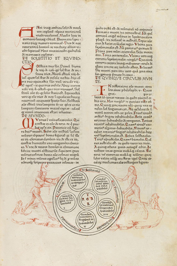  Isidor von Sevilla - Etymologiae. 1473 - Weitere Abbildung