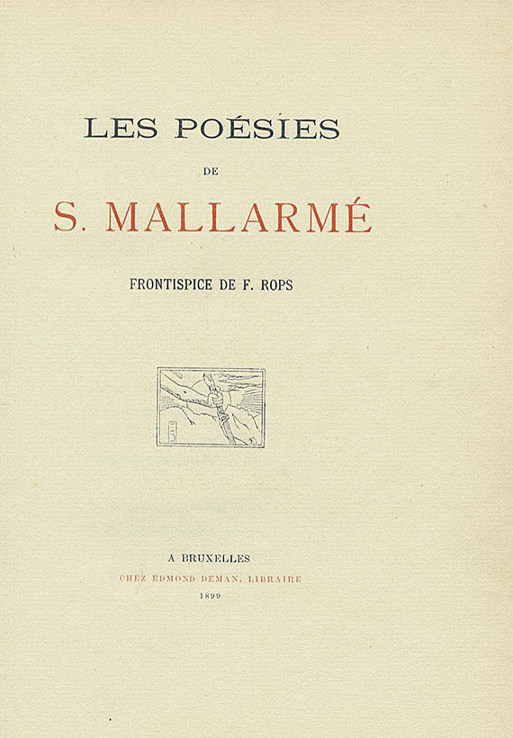 Félicien Joseph Victor Rops - Mallarmé, S., Les poésies. 1899. - Weitere Abbildung