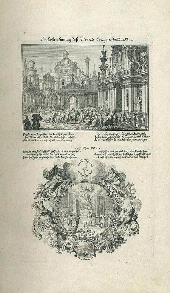  Biblia germanica - Krauss, Heilige Augen und Gemüths Lust. 1706.