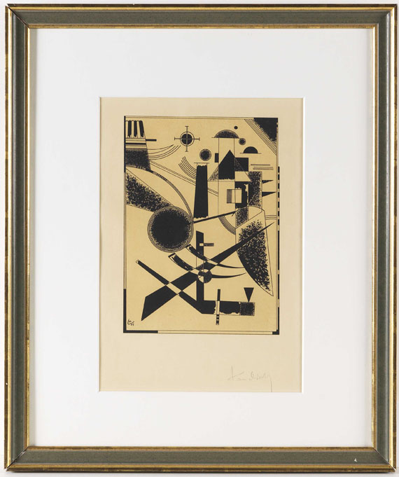 Wassily Kandinsky - Lithographie No. III - Rahmenbild