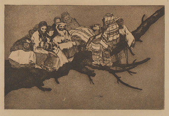 Francisco de Goya - 3 Bll. aus "Los Proverbios"