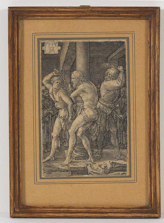 Albrecht Dürer - Die Geißelung - Rahmenbild