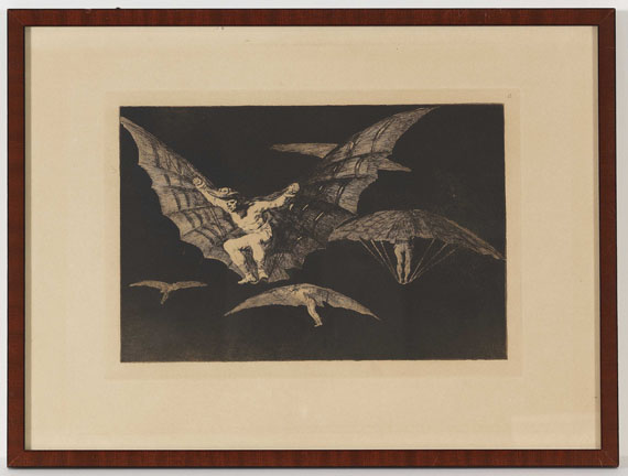 Francisco de Goya - 3 Bll. aus "Los Proverbios"