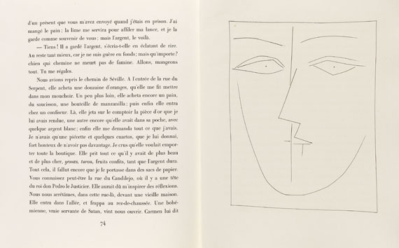 Pablo Picasso - Carmen. 1949.