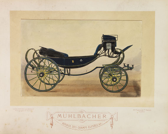 Mühlbacher - Album mit 30 kolor. Fotografien der Fa. Mühlbacher. Um 1885