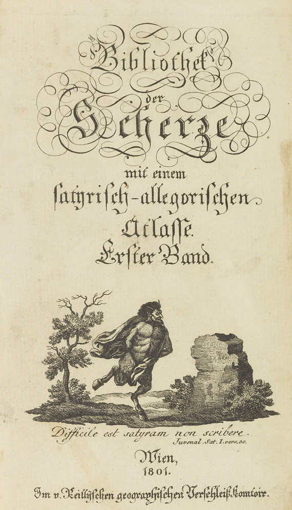 Franz Joh. Jos. von Reilly - Bibliothek der Scherze. 6 Bde. 1801 - Weitere Abbildung
