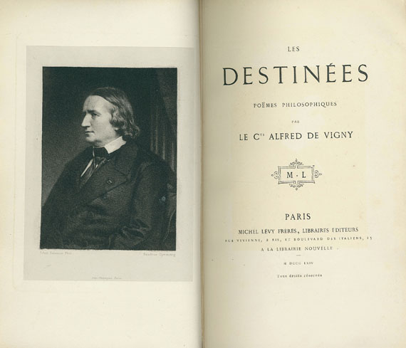 Alfred de Vigny - Les destinées. 1864.
