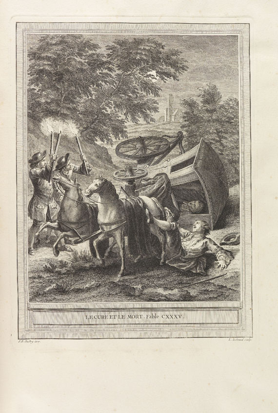 Jean de La Fontaine - Fables choisies. 4 Bde. 1755-59. - Weitere Abbildung