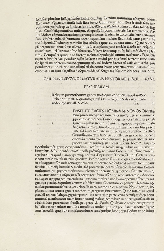 Plinius Secundus minor - Historia naturalis. 1483