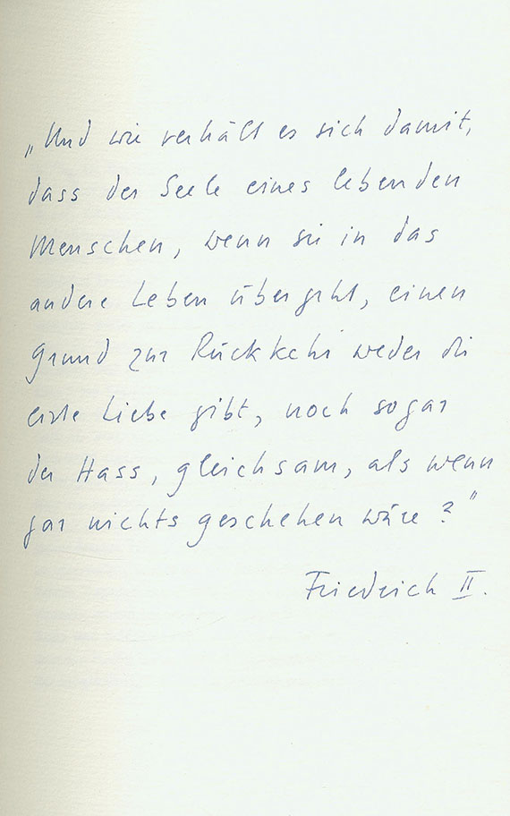  Oltner Bücherfreunde - Helbling, H., Kaiser Friedrich II. 1977