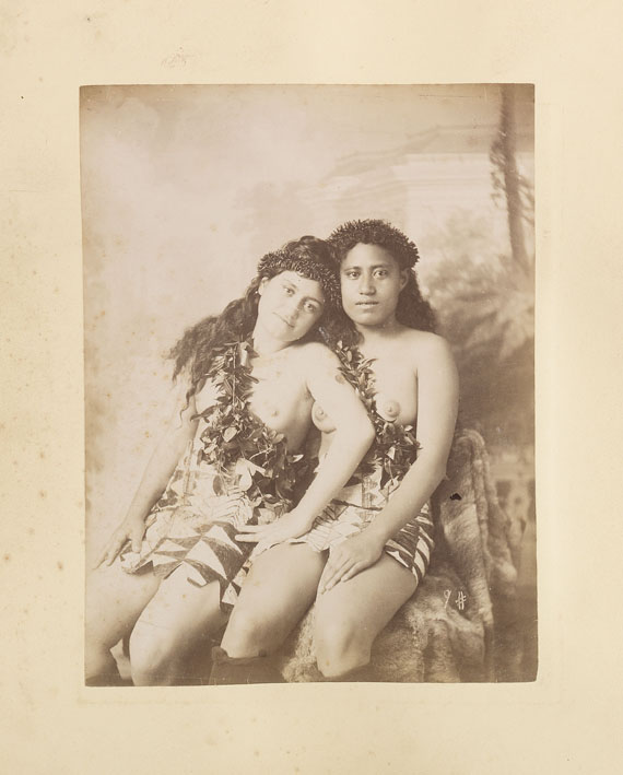 Hawaii-Fotografien - Hawaii. Sammlung von Reisefotographien. 2 Bde. 1880ff.
