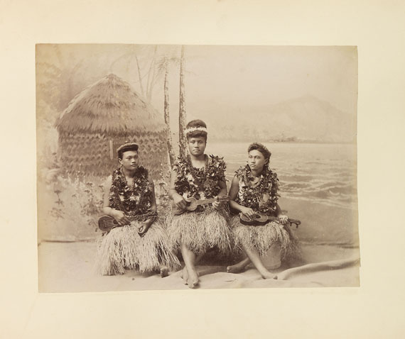 Hawaii-Fotografien - Hawaii. Sammlung von Reisefotographien. 2 Bde. 1880ff.