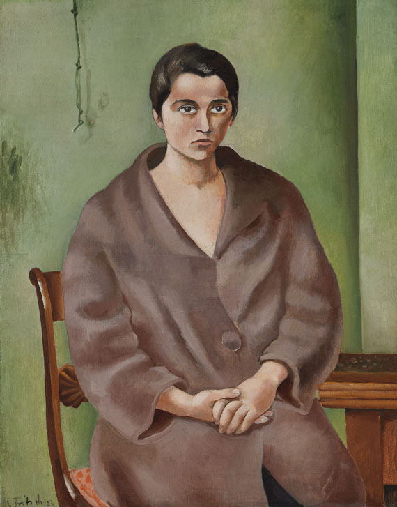 Ernst Fritsch - Sitzende junge Frau