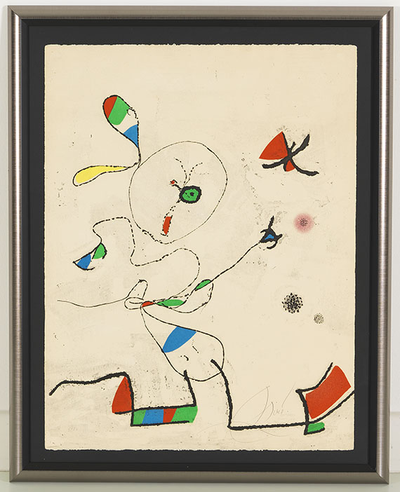 Joan Miró - La Chasse aux Papillons - Rahmenbild