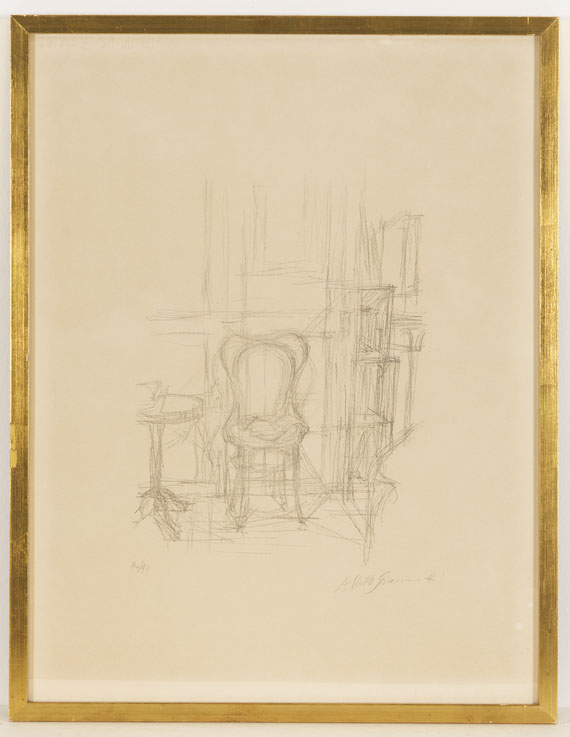 Alberto Giacometti - Chaise et guéridon - Rahmenbild