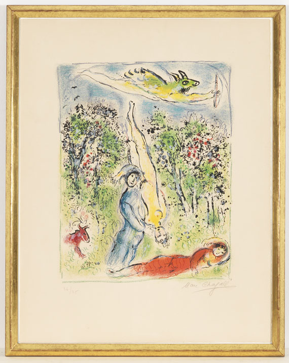 Marc Chagall - Im Lande der Götter - Rahmenbild