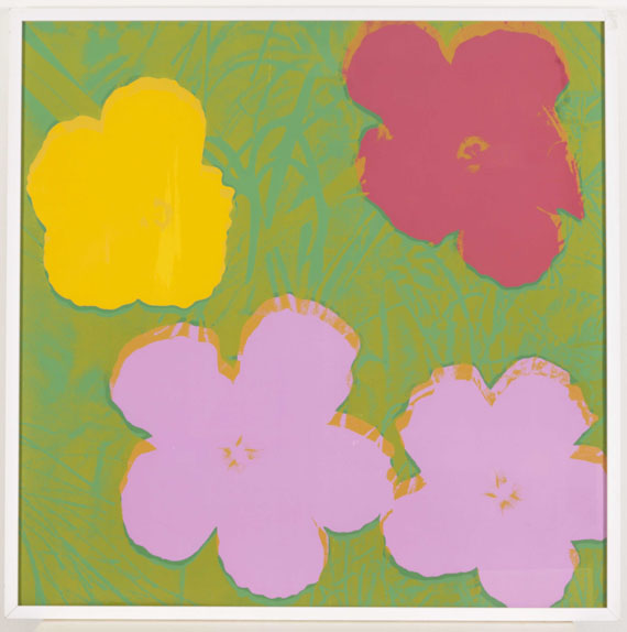 Andy Warhol - Flowers - Rahmenbild
