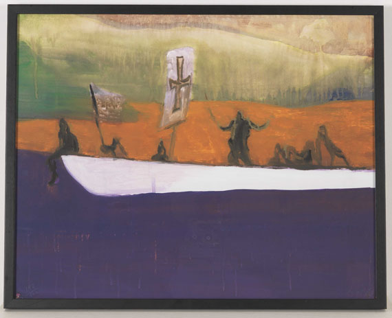 Peter Doig - Ohne Titel (Canoe) - Rahmenbild
